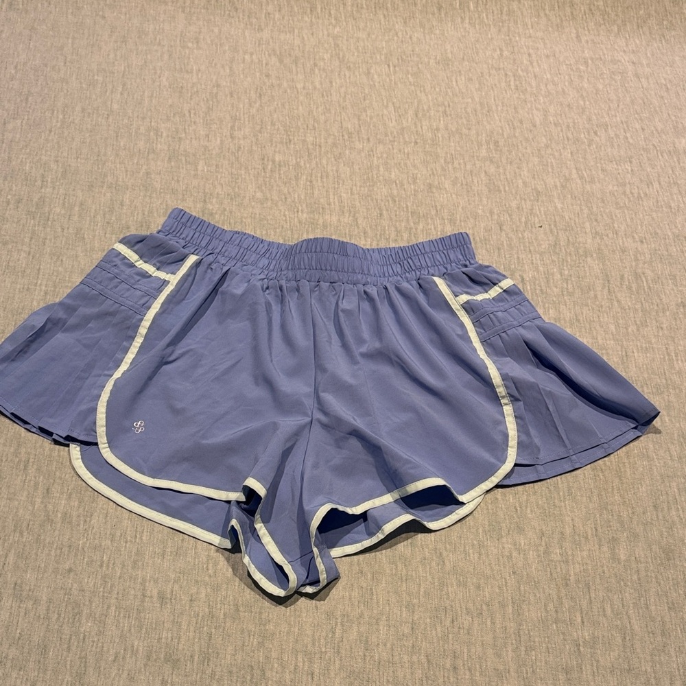 Simply Southern Light Blue Athletic Shorts